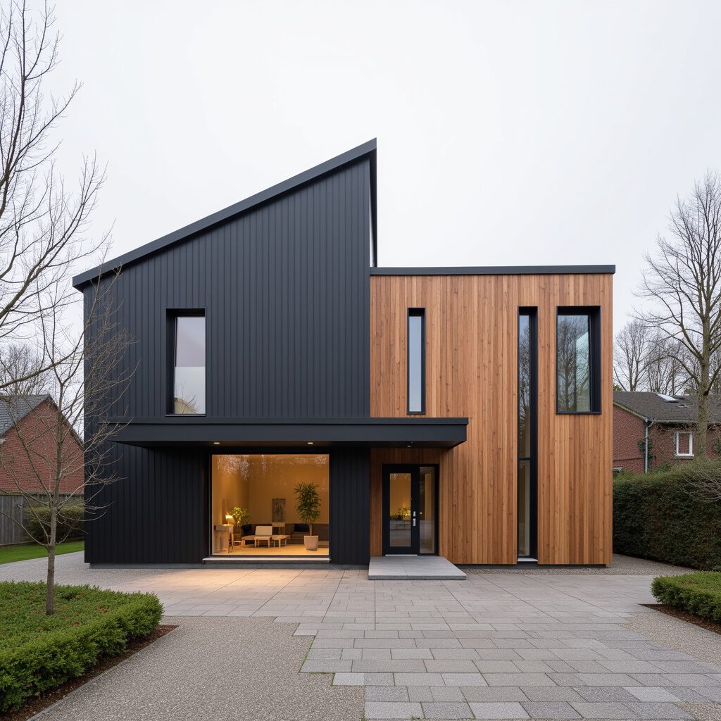 bedrijf met dubbel materiaal