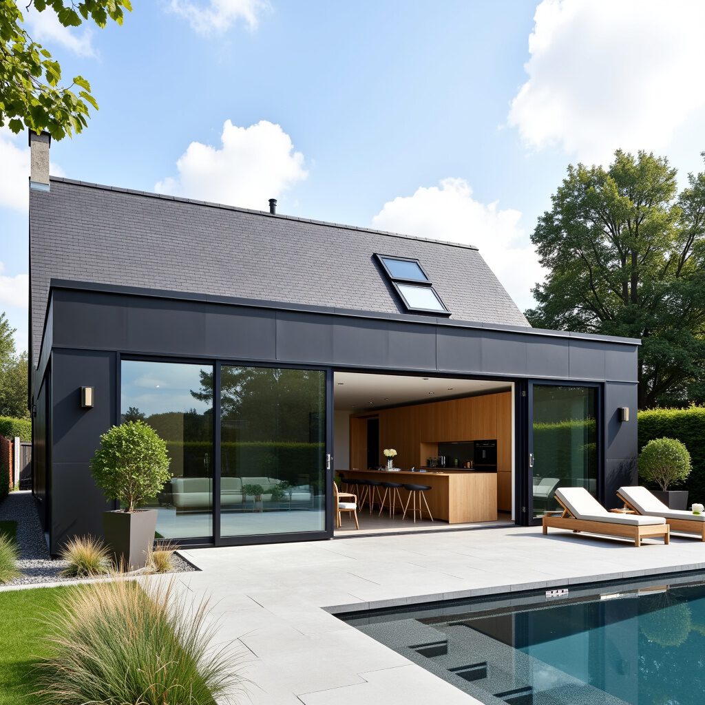 bijgebouw voor keuken