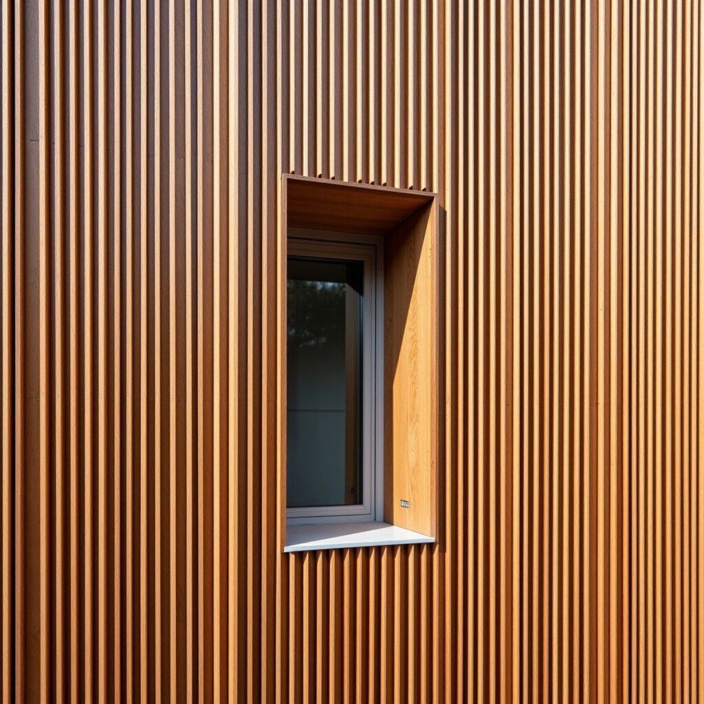 gevel bekleding hout diepe negge