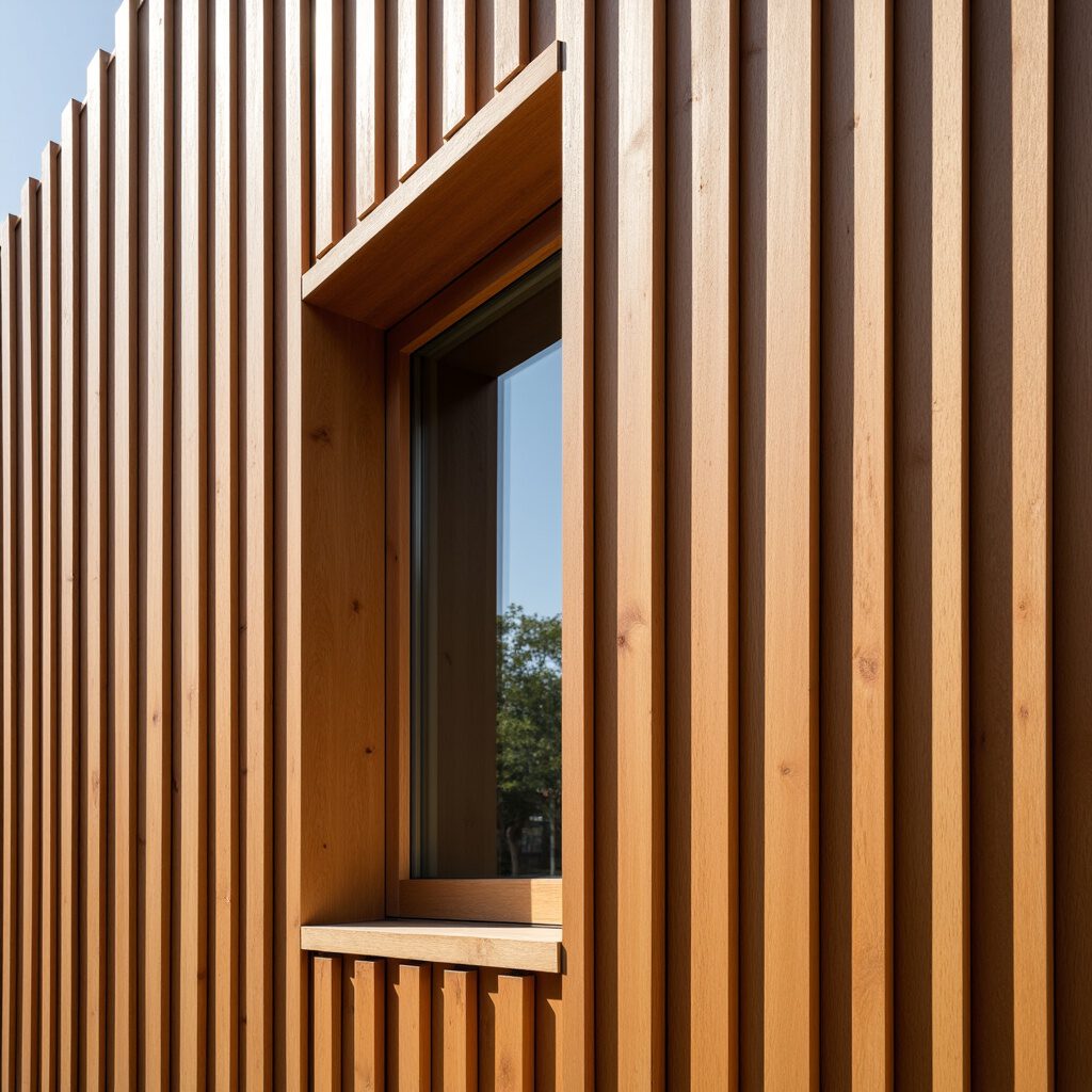 gevelbekleding balken en negge hout