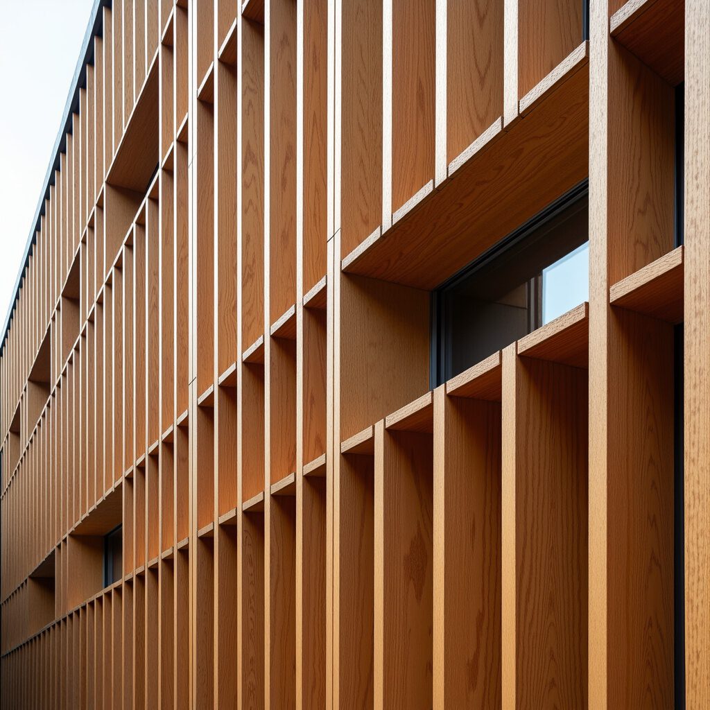 gevelbekleding hout rasters