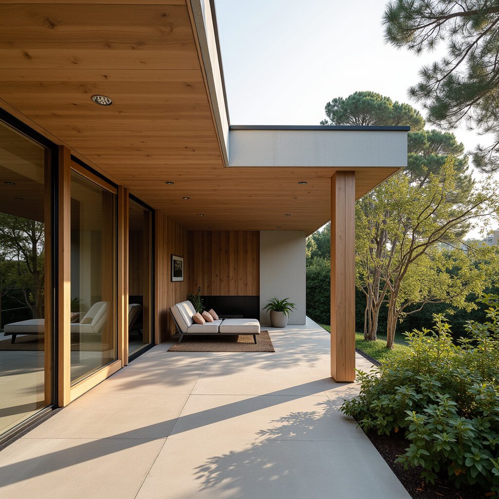 naturel hout kleur gevel