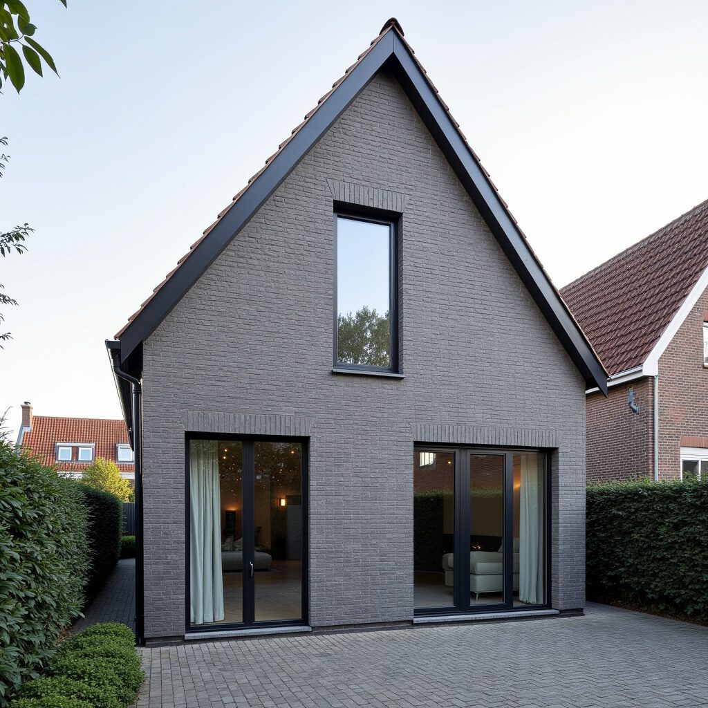 variant met zadeldak