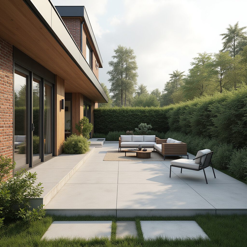 verbouwing terras en bijgouw