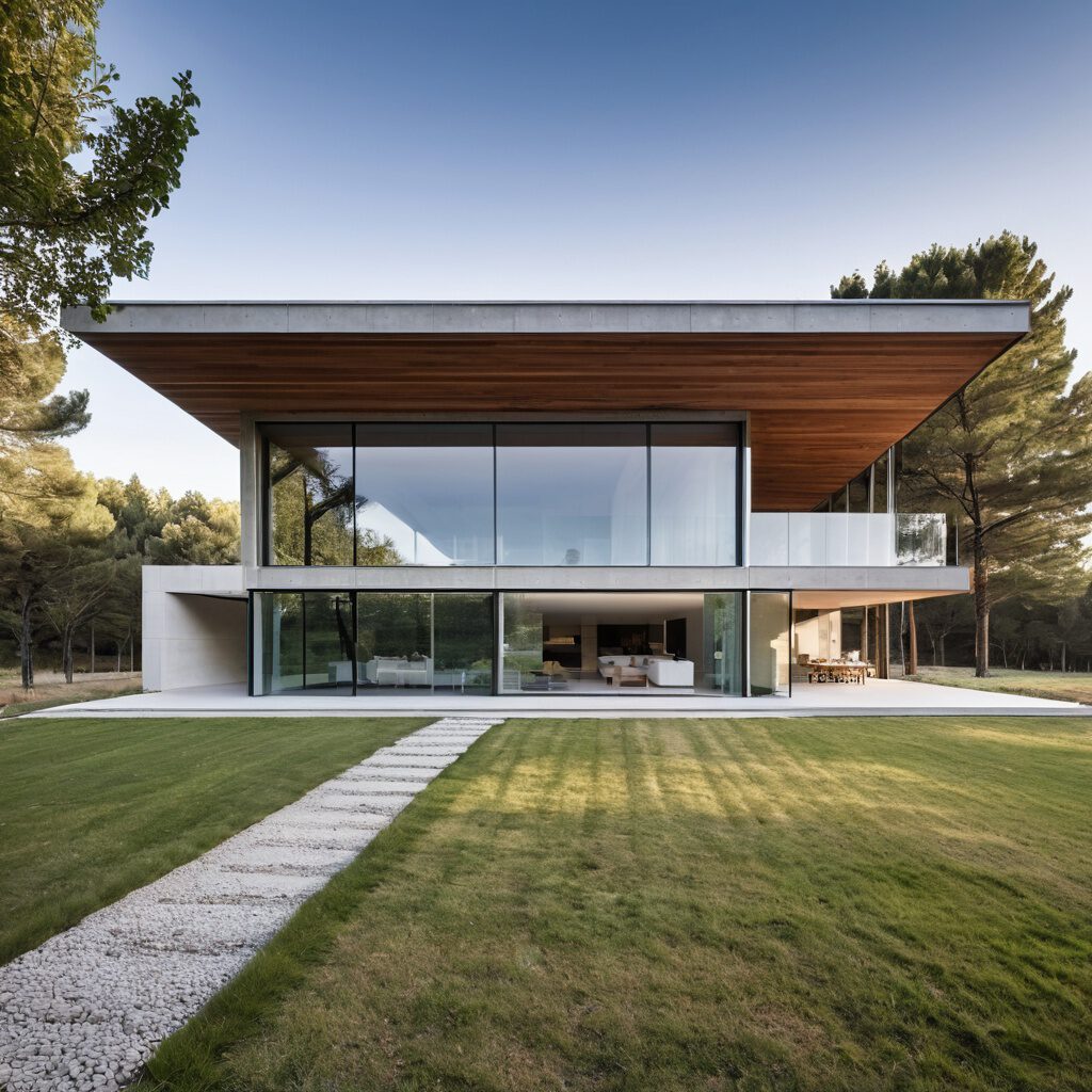 vrijstaand open villa