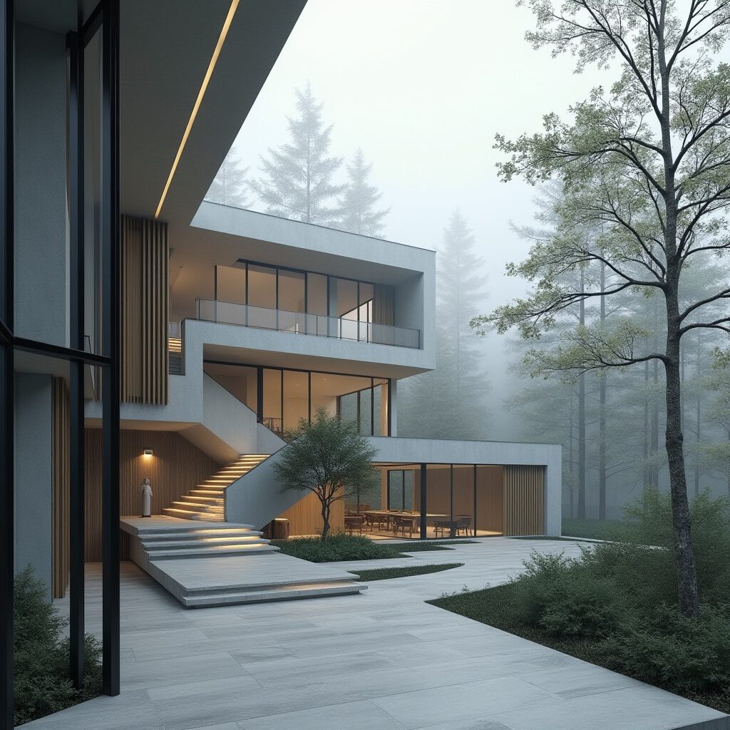 woning in het bos