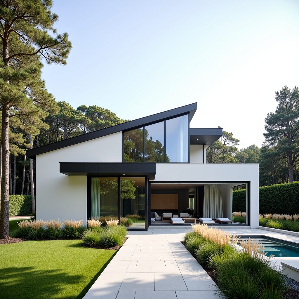 woning schuin dak